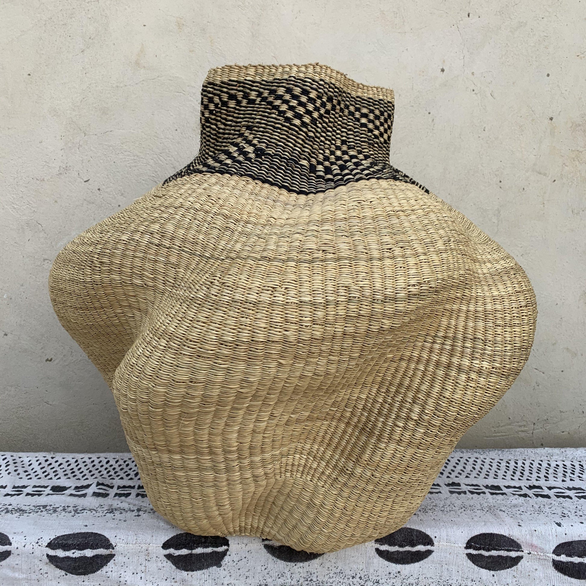 Wave Pot Bolga Basket - arabolgabaskets.com