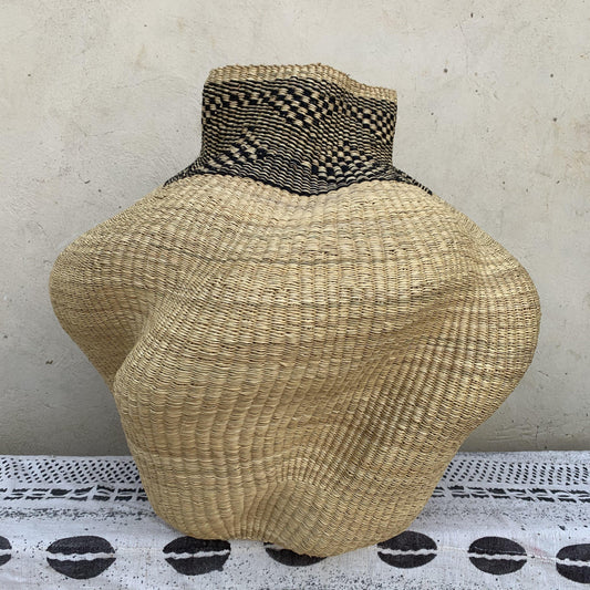 Wave Pot Bolga Basket - arabolgabaskets.com