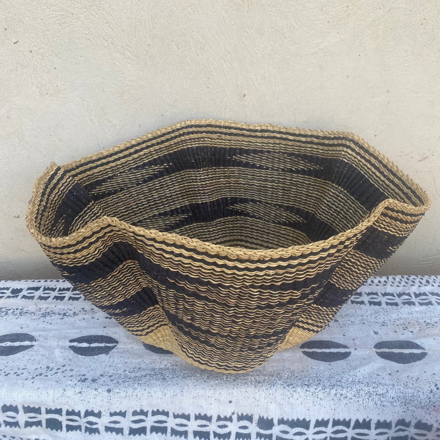 Wave Bolga Basket - arabolgabaskets.com