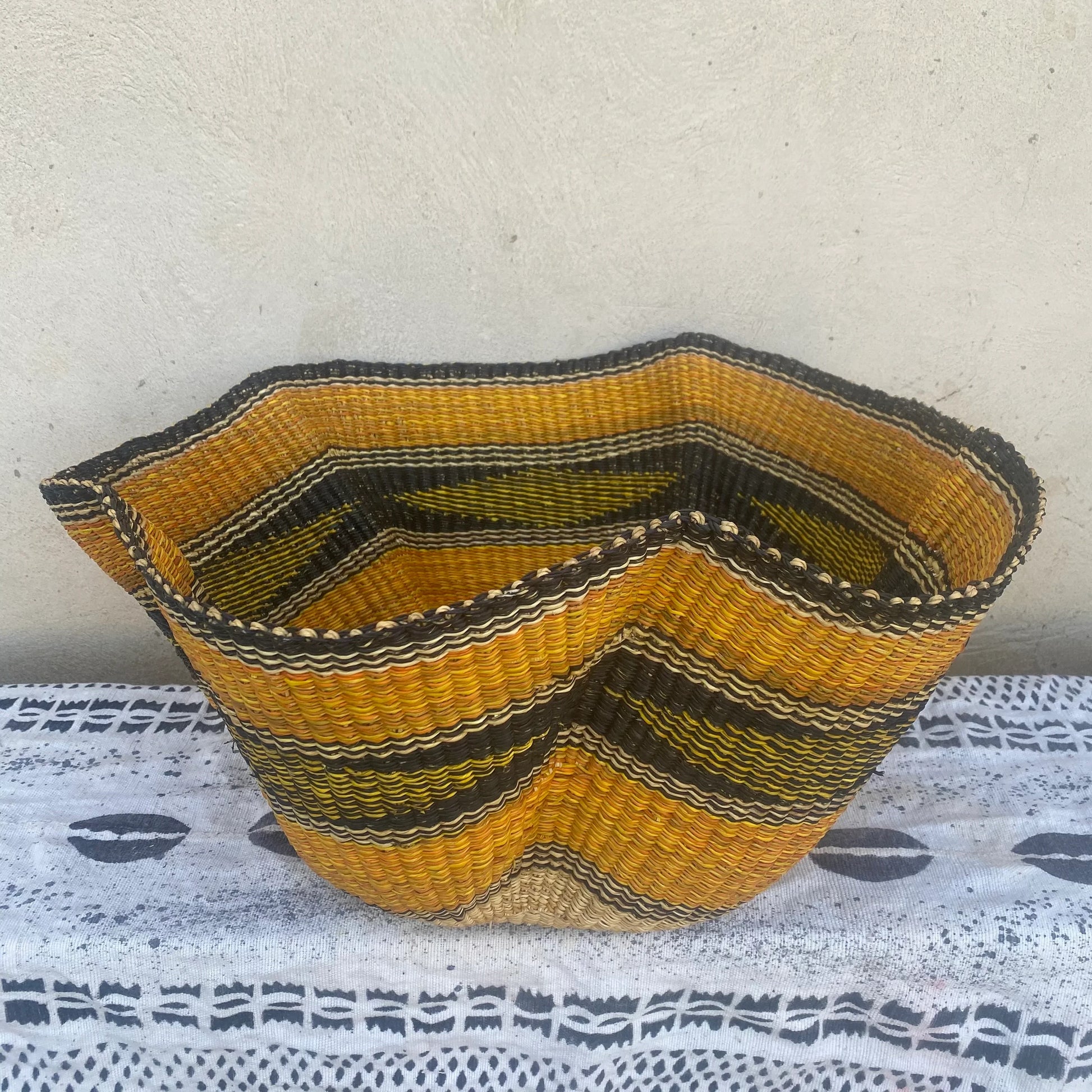 Wave Bolga Basket - arabolgabaskets.com