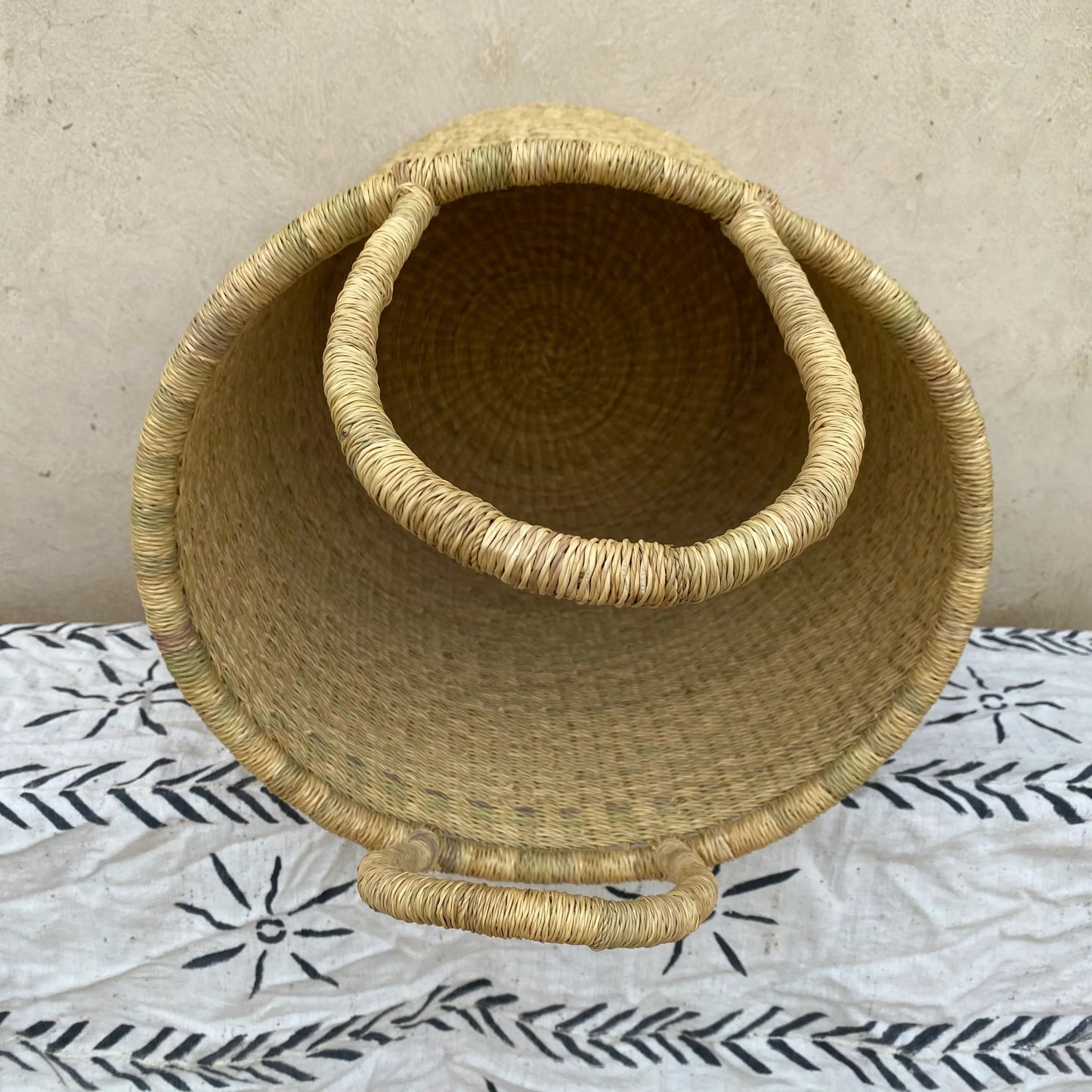 Natural / Dye-Free Laundry Bolga Basket
